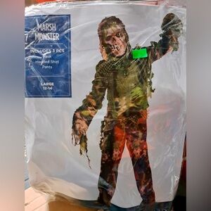 Marsh Monster Kids Costume - Green and Brown